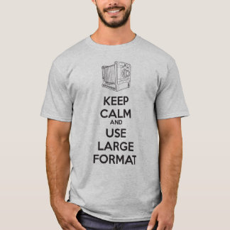 T-shirt Gardez le calme et tirez le grand format
