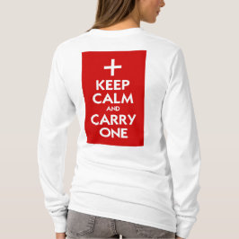 T-shirt Gardez le calme et transportez-en un