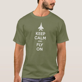 T-shirt Gardez le calme et volez dessus