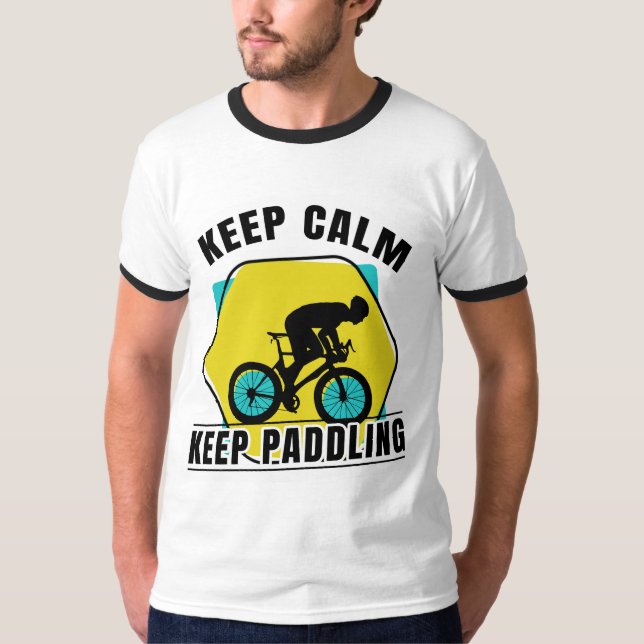 T-shirt Gardez le calme Gardez la patte (Devant)