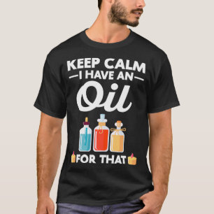 T-shirt Gardez Le Calme J'Ai Huile Huile Huile Cbd Huile
