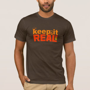 T-shirt Gardez-le en vrai chemise - choisissez style et co