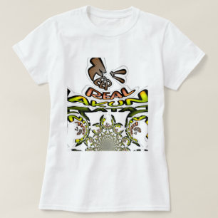 T-shirt Gardez-le réel : Art Kaleidoscope Impression/Graph