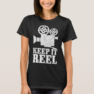 T-shirt Gardez-le Reel Réalisateur Film Caméra cinéaste