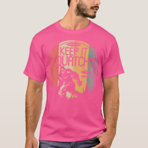T-shirt Gardez-le Squatchch Retro Funny Sasquatch Alien Lo