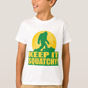 T-shirt GARDEZ-LE SQUATCHY ! ÉCORCE spéciale à l'éditi