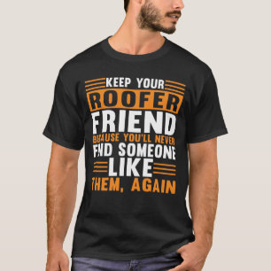 T-shirt Gardez le toit de votre ami du toit