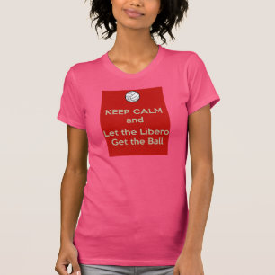 T-shirt Gardez le volleyball calme