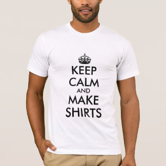 T-shirt Gardez les chemises calmes