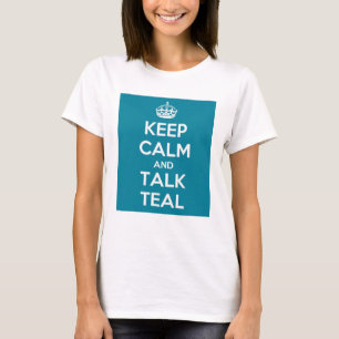 T-shirt Gardez Madame turquoise parlante calme PartsTV