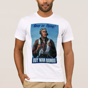 T-shirt Gardez-nous vol ! Aviateur de Tuskeegee de ~