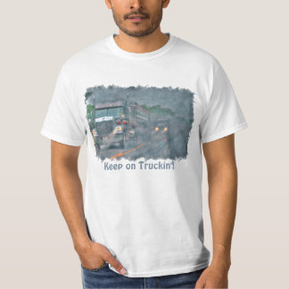 T-shirt "Gardez sur camion d'installation de tempête de