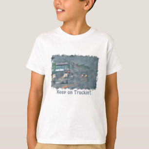 T-shirt "Gardez sur camion d'installation de tempête de