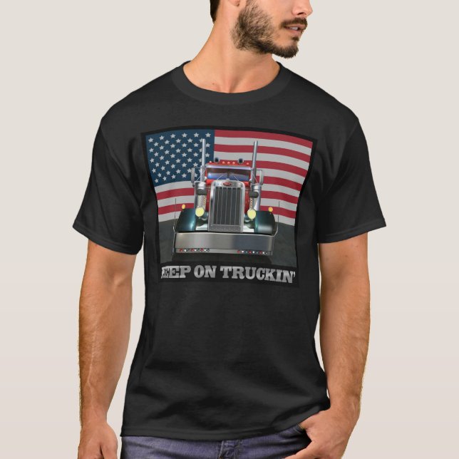 T-shirt Gardez sur le tee - shirt de Truckin (Devant)