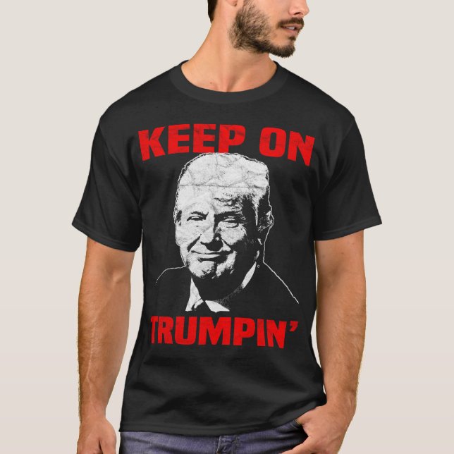 T-shirt Gardez sur Trumpin (Devant)