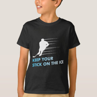 T-shirt Gardez votre bâton sur la glace Graphic Ice Hockey
