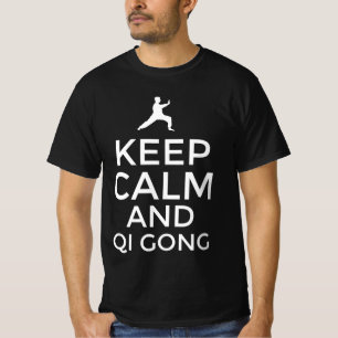 T-shirt Gardez votre calme et qi gong