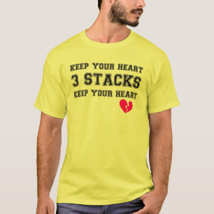 T-shirt Gardez votre coeur 3 piles Gardez votre coeur