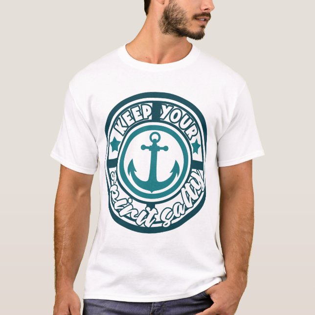 T-shirt Gardez Votre Esprit Salé (Devant)