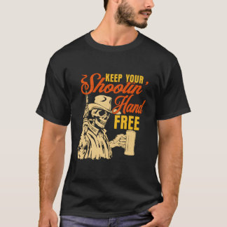 T-shirt Gardez votre main de tir libre