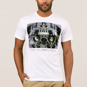 T-shirt Gardez votre mémoire Imaginaire de la machine vert