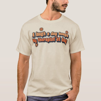 T-shirt Gardez Votre Thérapeute À La Baie