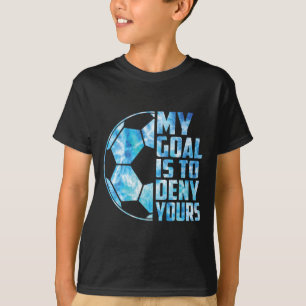 T-shirt Gardien de but drôle Gardien de football Mon but e