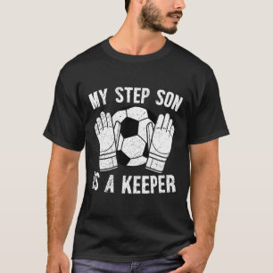T-shirt Gardien de football beau-père d'un gardien de but