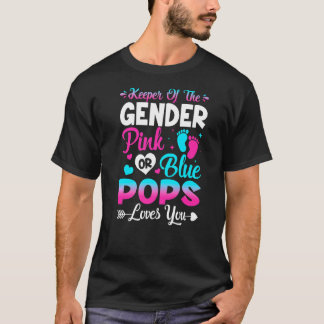 T-shirt Gardien De Genre Rose Ou Bleu Pops Vous Aime