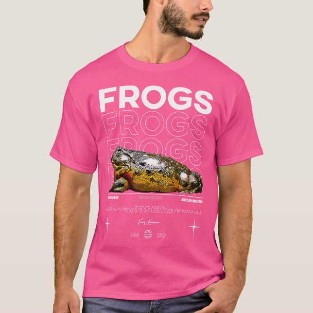 T-shirt Gardien de grenouilles à grenouille africaine (Devant)