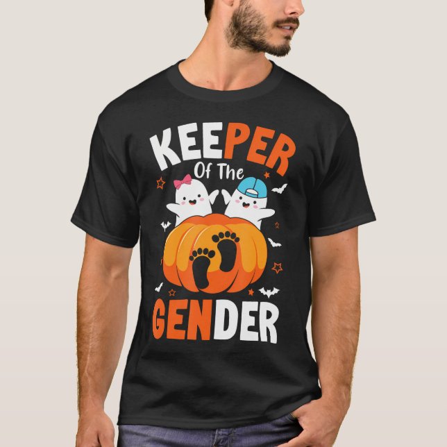 T-shirt Gardien De La Faire-part De Grossesse De Révélatio (Devant)