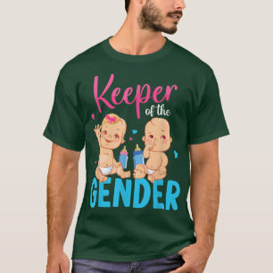 T-shirt Gardien De La Fête De Révélation De Genre De L'Enf