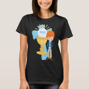 T-shirt Gardien de la première communion Gardien 2023 Rosa