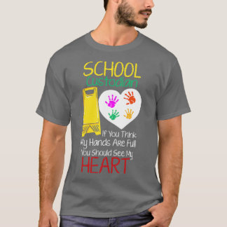 T-shirt Gardien de l'école Gardien Janiteur Funny Ménage