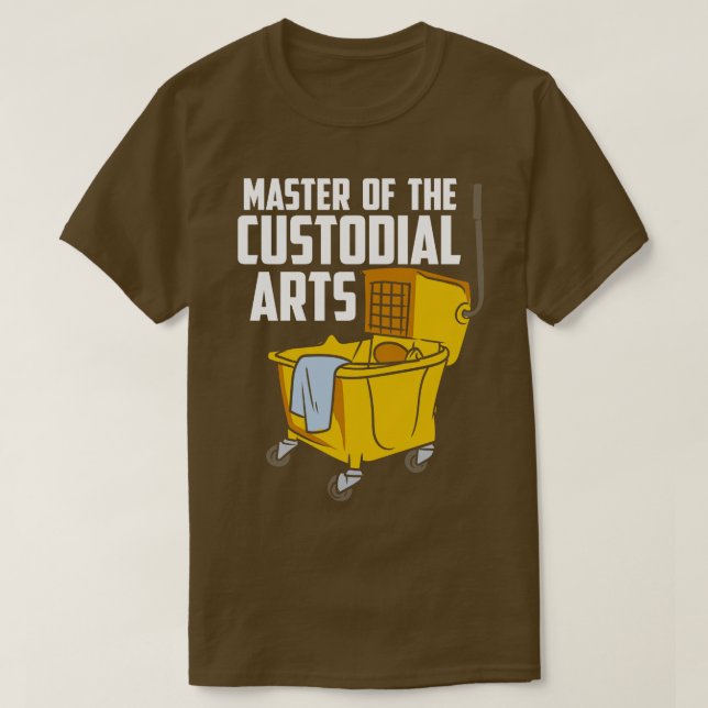 T-shirt Gardien de l'école Gardien Janiteur Funny Ménage (Design devant)