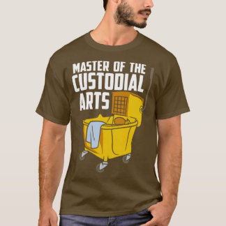 T-shirt Gardien de l'école Gardien Janiteur Funny Ménage