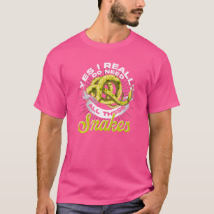 T-shirt Gardien de reptiles des serpents Animal Pet Snake