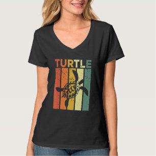 T-shirt Gardien de zoo animal de compagnie rétro tortue oc