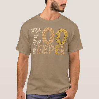 T-shirt Gardien de zoo Animaux de zoo Safari Gardien de zo
