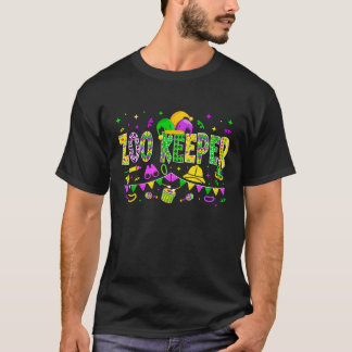 T-shirt Gardien de zoo Fête de Carnaval du Mardi Gras Fem