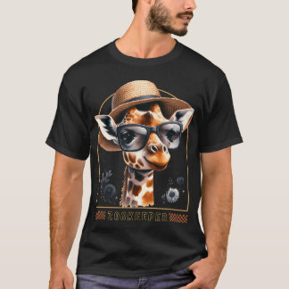 T-shirt Gardien de zoo Girafe Safari Zoo - style