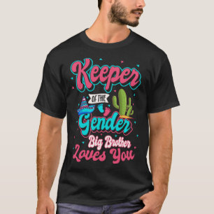 T-shirt Gardien du genre Big Brother vous aime Mexicaine