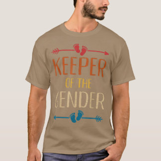 T-shirt Gardien du genre révèle la partie faire-part bébé