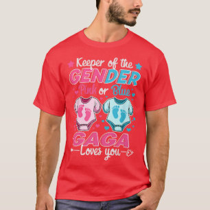 T-shirt Gardien Du Sexe Révèle Rose Ou Bleu Gaga Aime Yo