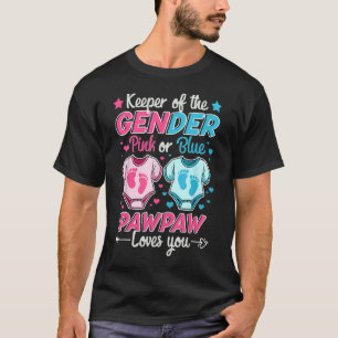 T-shirt Gardien Du Sexe Révèle Rose Ou Bleu Pawpaw Aimer