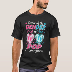 T-shirt Gardien Du Sexe Révèle Rose Ou Bleu Pop Vous Aime