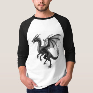 T-shirt Gardien mythique : Silhouette de dragon