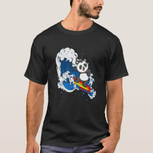 T-shirt Gardiennage de zoo Surf Faune Animal Panda Ours Su