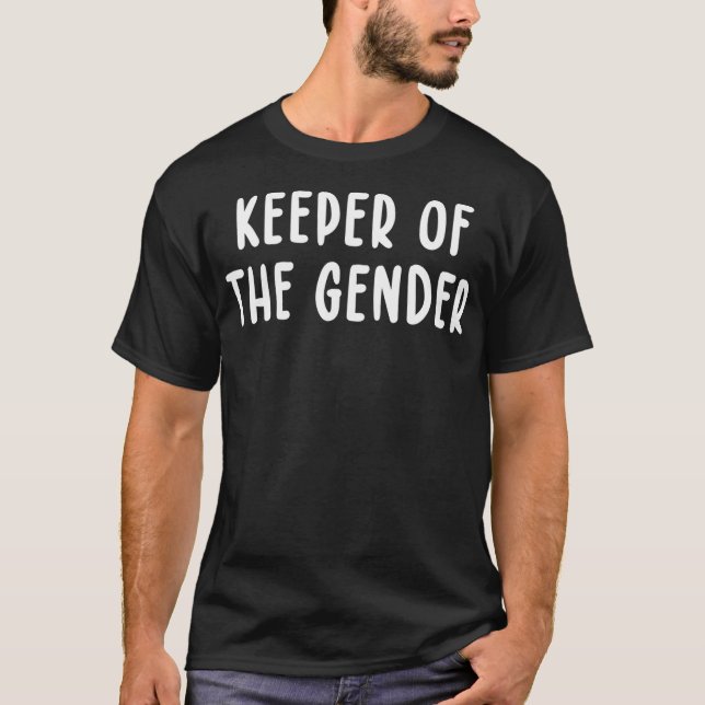 T-shirt Gardienne de la grossesse de genre (Devant)