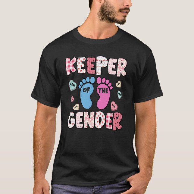 T-shirt Gardienne De La Révélation De Sexe Grossesse De Bé (Devant)
